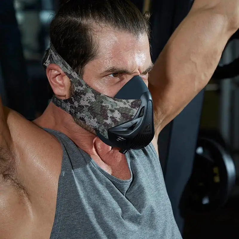 

1PC Sport Masks Running Training Fitness Gym Mask Workout Cycling Resistance High Altitude Training Conditioning Sport Mask
