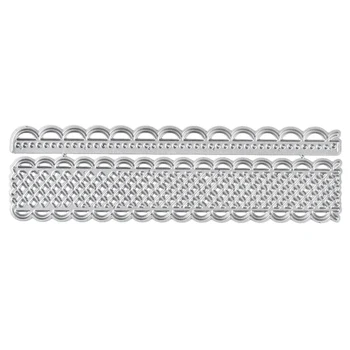 

YaMinSanNiO Flower Metal Cutting Dies 2020 Rectangle Frame Dies Scrapbooking Card Album Embossing Stencil Craft Die Cut Template