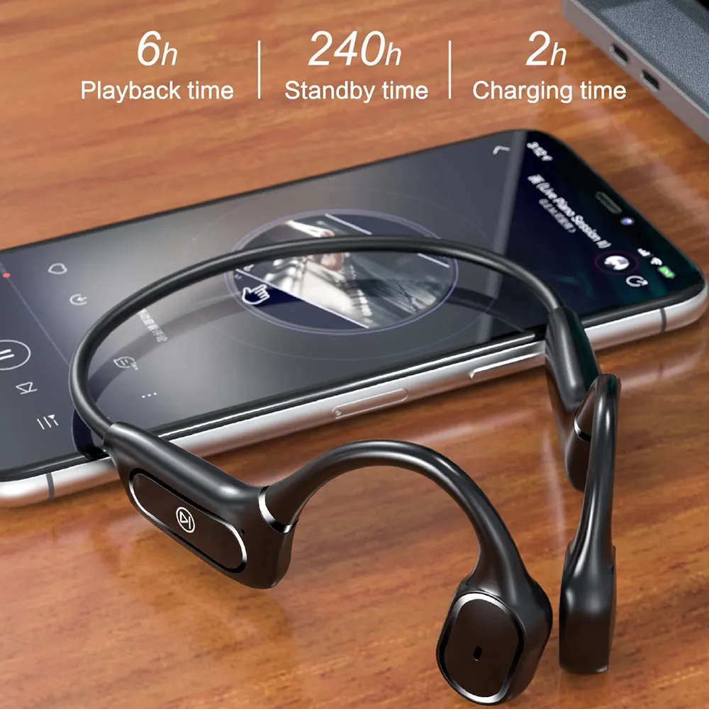 Wireless Bluetooth Earphone For Iphone Android Earphones With Microphone Hands Free Headset Headphone Stand By 24 Hours