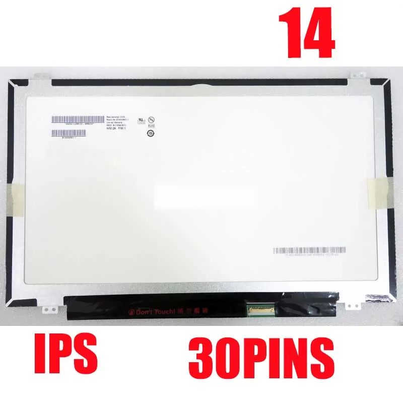 

For thinkpad T440S T450 T450S FHD IPS 72% NTSC LCD LED Display B140HAN01.2 B140HAN01.3 FRU 04x0436