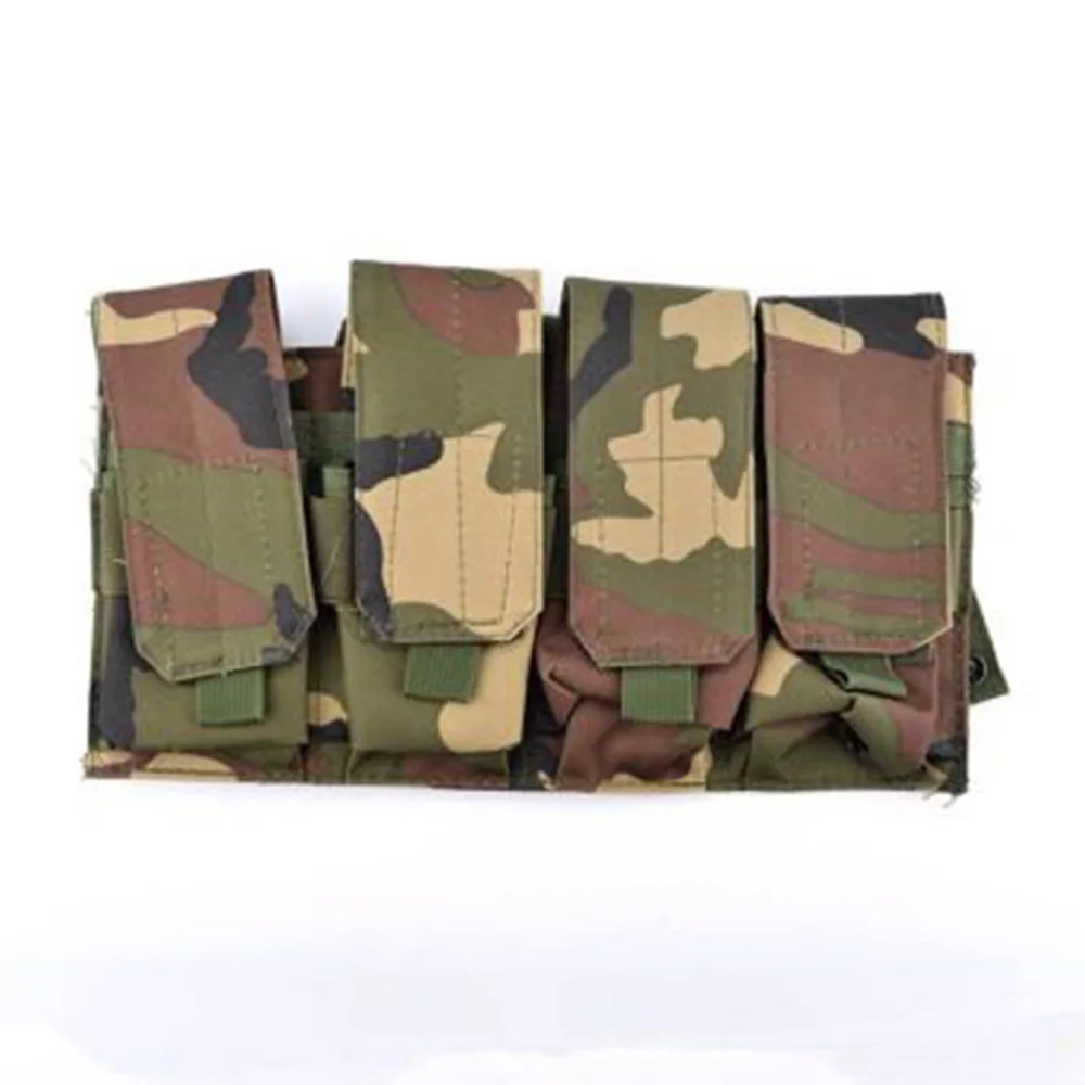 Molle 600D quadrup тройной подсумок Открытый Тактический Военный Инструмент спортивные аксессуары сумка ACU Мультикам