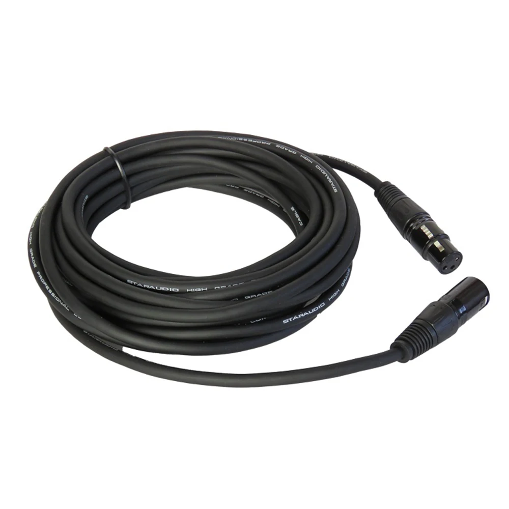 STARAUDIO 2 шт 25 футов (7 5 м) папа мама микшер спикер 3 Pin экранированные кабели XLR SMFC