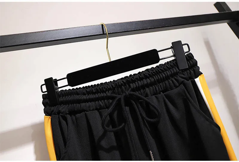 Осенние женские зимние брюки больших размеров в стиле «хип 150 см 6XL 7XL 8XL 9XL женские спортивные брюки черного цвета Доступен белый цвет