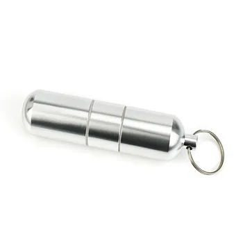 

Stainless Steel Waterproof Sealed Cigarette Case Portable Silver Cigarette Box Multi-function Storage Boxes Bins Medicine Bottle