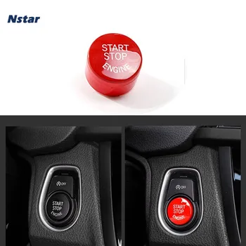 

Nstar 1pc One Button Start Sitcker Auto Part Interior Decoration Badge Accessories For BMW G30 5Series Emblem 049