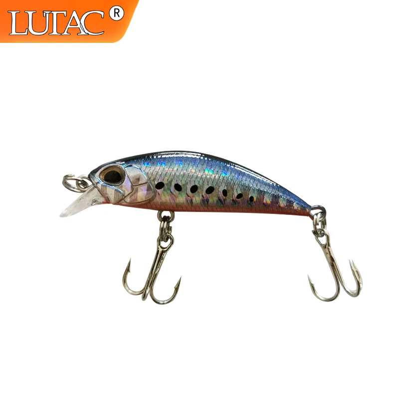 

Lutac Minnow Fishing Lure Pesca Jerkbait 45mm 4.2g Sinking Artificial Tackle Wobblers