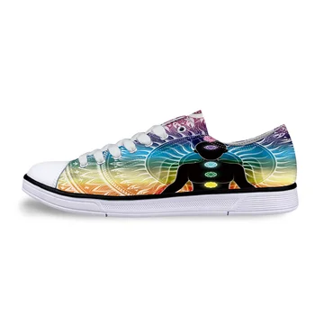 

Mandala Datura Buddhism Unisex Canvas Shoes For Men Classic Flats Canvas Shoes Teen Boys Studnets Low Top Sneakers
