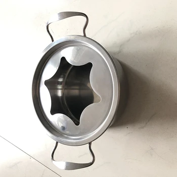 

New Multifunctional Stainless Steel Ice Cream Chocolate Cheese Hot Pot Furnace Hot Pot Set Kitchen Accessories
