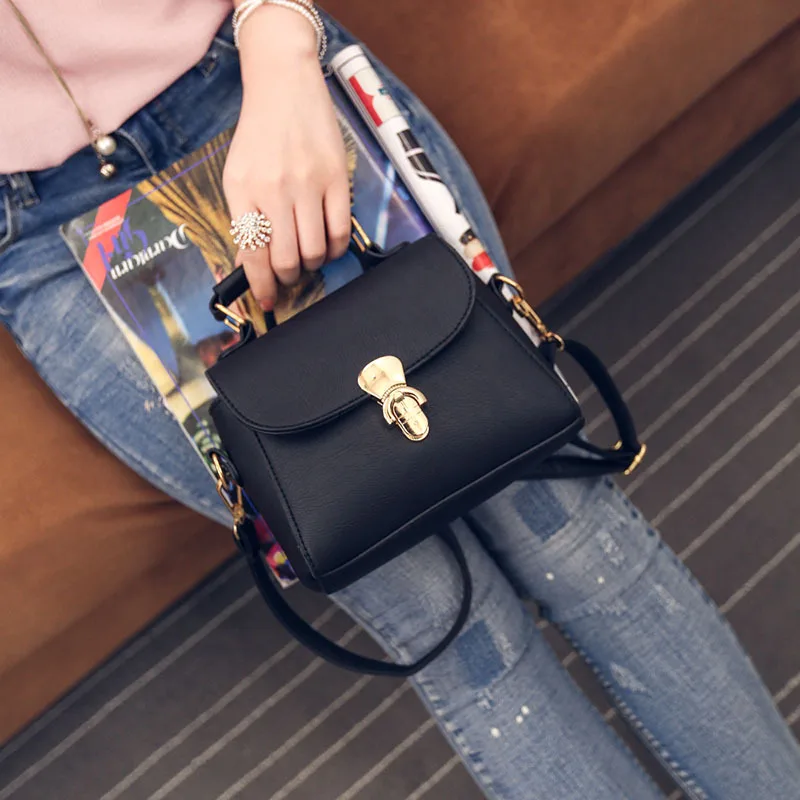 

WOMEN'S Bag 2018 New Style Lock Handbag Special Offer Flip Square Sling Bag Shoulder Diagonal WOMEN'S Bag
