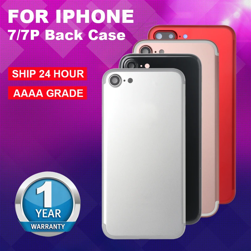 

Housing Back Case For IPhone 7 7Plus Middle Frame Replacement Back Case For Iphone 7P With Logo