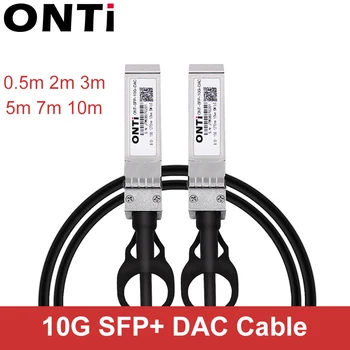 

ONTi 10Gb SFP+ DAC Cable 10GBASE-CU 1M 2M 3M 5M 7M 10M Passive Direct Attach Copper Twinax SFP Cable 30AWG for Cisco Mikrotik