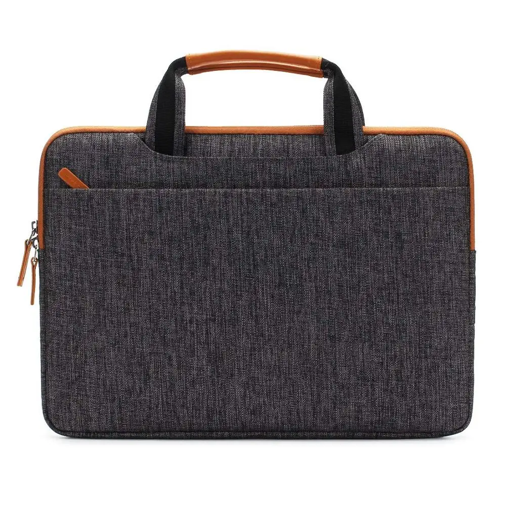  DOMISO 11 13 14 15.6 17.3 Inch Multi-Functional Laptop Sleeve Business Briefcase Messenger Bag with