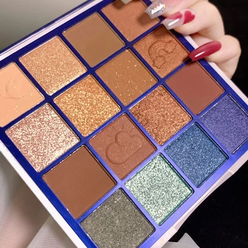 

16 Color Glitter Eye Shadow Pallete Matte Shimmer Eyeshadow Waterproof Long-lasting Makeup Eyeshadow palette Cosmetics