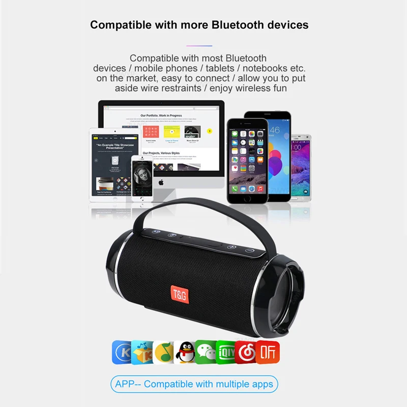 40W High power Outdoor Bluetooth Speaker Subwoofer TWS Waterproof Portable Music Center system column 3D soundbar bluetooth speaker,portable speaker,audio speaker,bass speaker