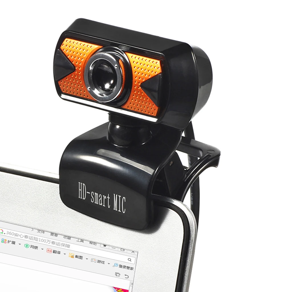HD PC Webcam Camera with Microphone Mic for MSN Skype Yahoo Widescreen For Windows 2000 / XP / win7 / win8 /win10/ Vista 32bit