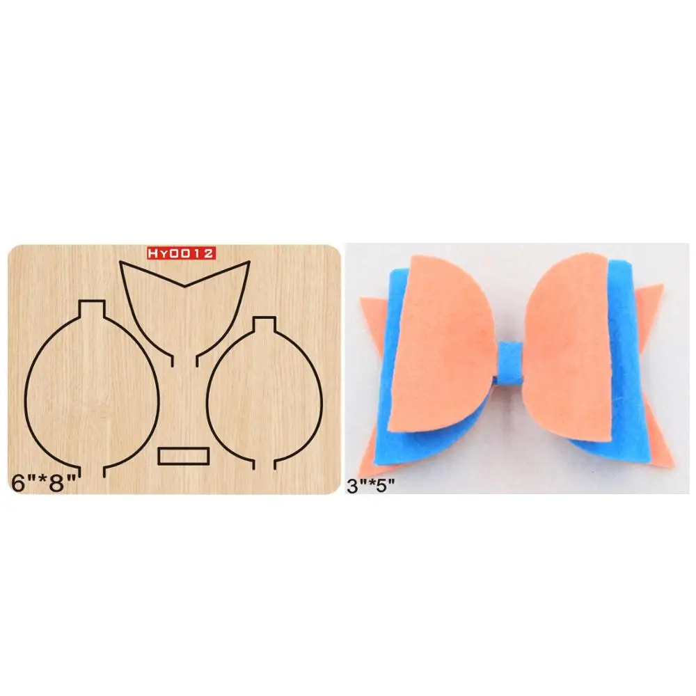 

bow cutting dies 2019 new die cut &wooden dies Suitable for common die cutting machines on the market
