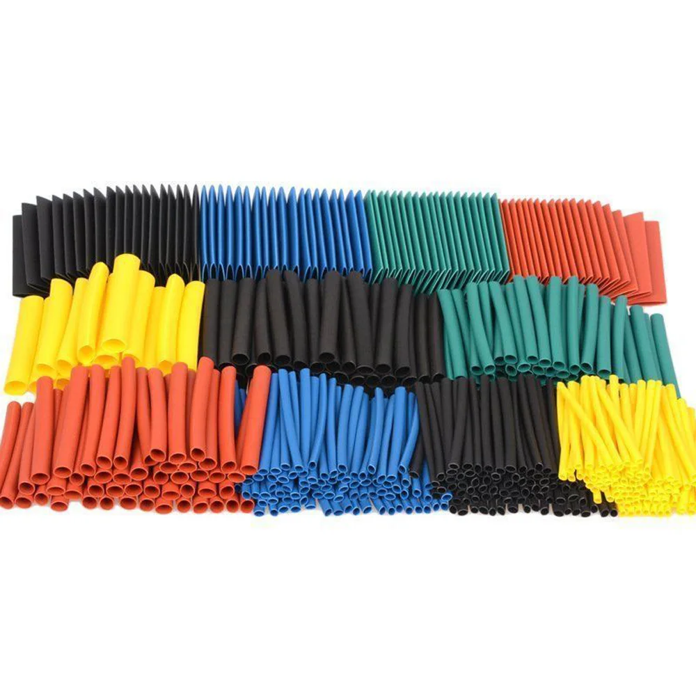 530x Heat Shrink Tubing Tube Sleeve For Car Assorted Electrical Cable Wire Wrap