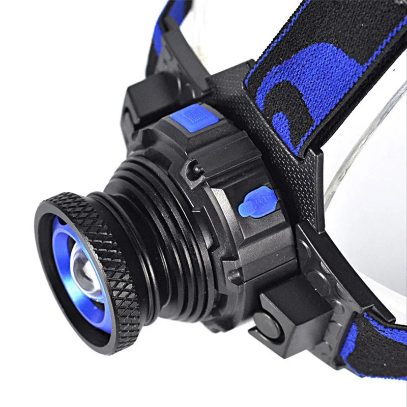 Litwod Z302308 Q5 Led Bright Headlamp Head Light Head Flashlight LED Headlight Build-in Rechargeable Battery Head Lamp Zoomable