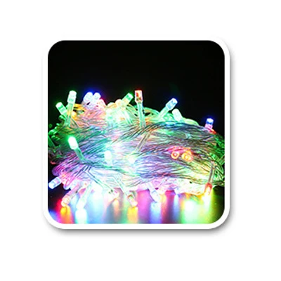 Светодиодный светильник-гирлянда, яркие огни, звездное Новогоднее украшение, Рождественский день, открытый гидроизоляционный проект, luces de navidad - Испускаемый цвет: multicolor