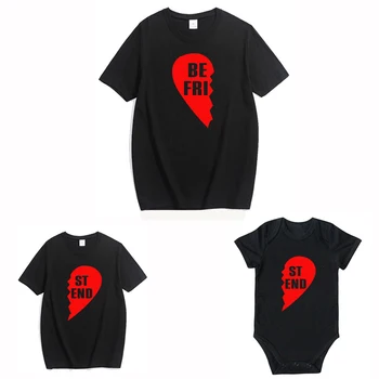 

Family Matching Clothes Look Matching Outfit Love print Clothes Summer Dad Mom Boy Girl T-shirt for Daddy Mommy Me T Shirt