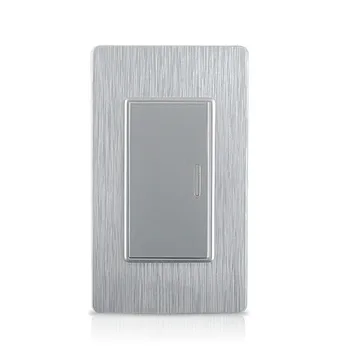 

Switch socket 302 series silver switch panel open dual