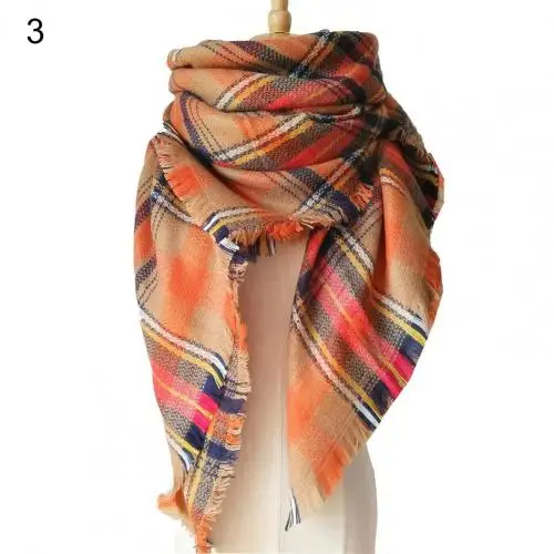 Multi-color  Stylish Multi-function Long Warm Shawl Comfortable Scarf Wrap Washable   for Gift mens infinity scarf Scarves