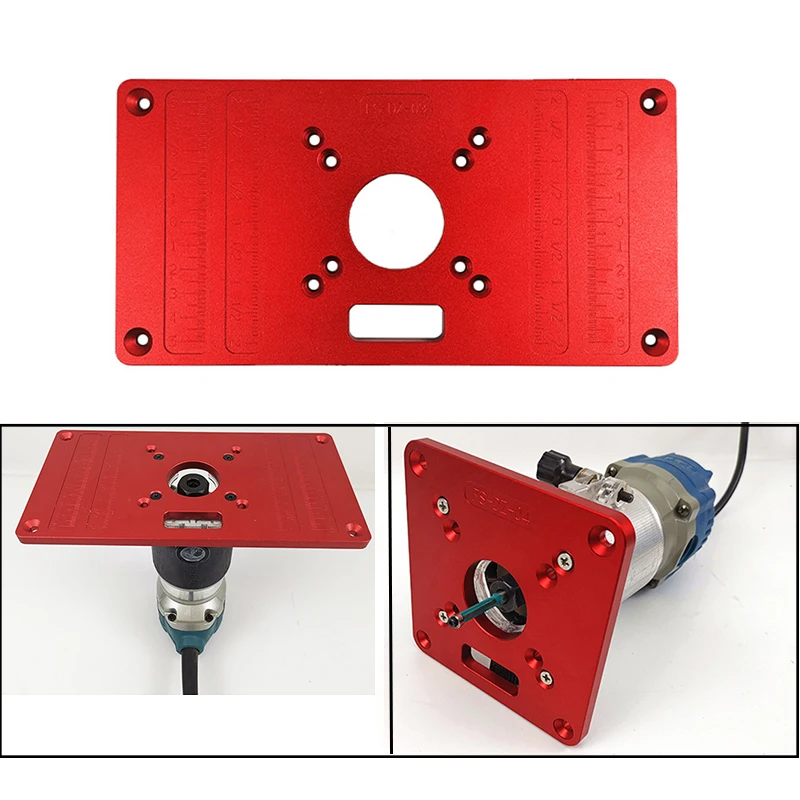 

Universal Aluminum Router Table Insert Table Plate For Woodworking Benches Router Table Plate RT0700C