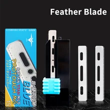 

15Pcs/Box Feather Blade High Quality Stainless Steel Razor Blade Suitable For Feather Razor Holder