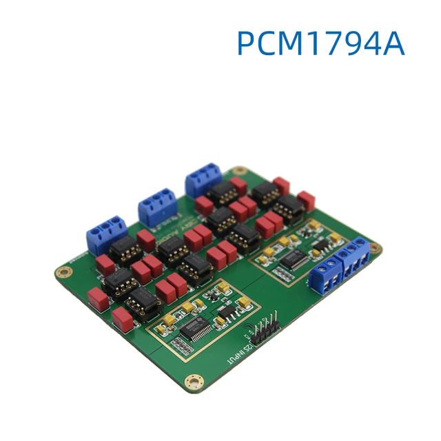 במקביל HiFi PCM1794 מפענח לוח DAC core לוח 24Bit 192kHz V2 זהב מצופה גרסה