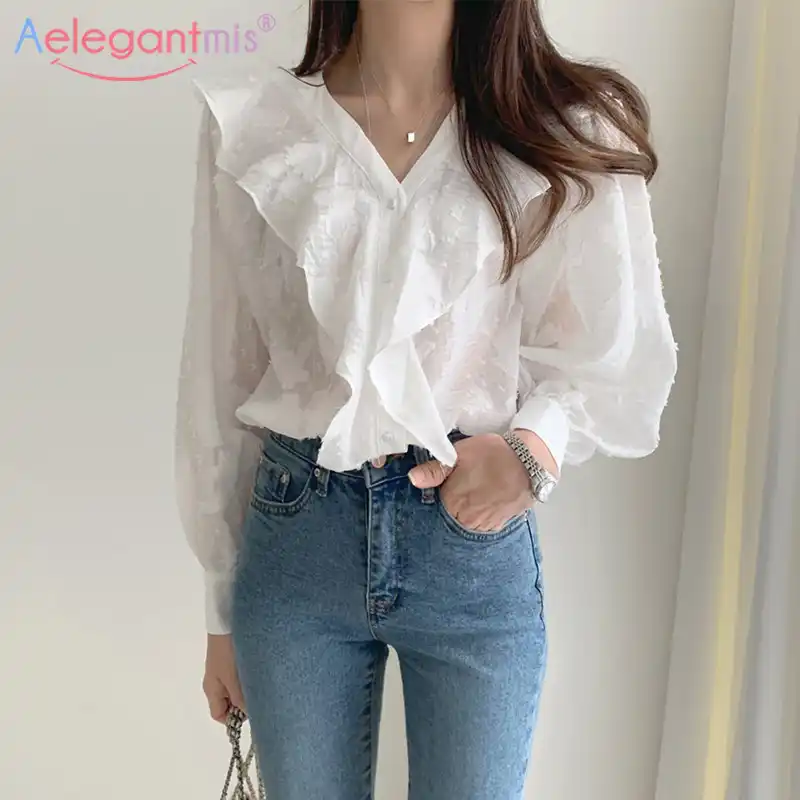 white baggy shirt womens