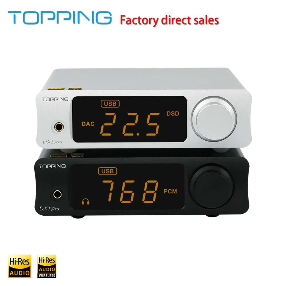 TOPPING DX3 PRO LDAC edition Bluetooth декорация усилитель AK4493 USB DAC XMOS XU208 DSD512 решение dure casque