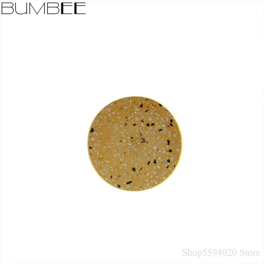 Настенная мраморная лампа в скандинавском стиле простой круглый светильник для