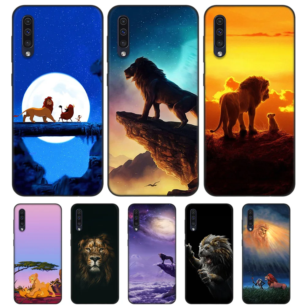 

Blcak Soft Silicone Case Cover for Samsung Galaxy A6 A7 Plus 2018 A10 A20 A30 A40 A50 A60 A70 A80 A20E Fundas Capa The Lion King