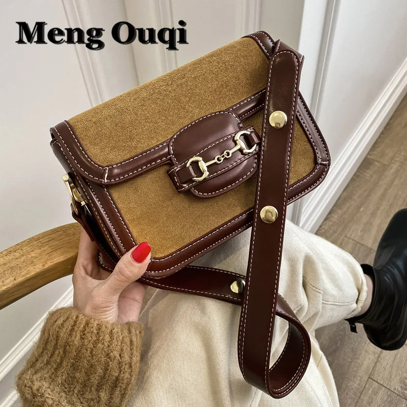 

Small Pu Leather Saddle Bags for Women 2021 Shoulder Bag Lady Branded Trending Handbags and Purse Women's Classic Hand Bag