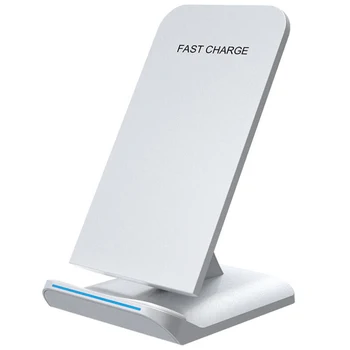 

QI desktop vertical mobile phone wireless charger transmitter G100 smart chip fast charge FOR: IPHONE Samsung Huawei XIAOMI OPPO