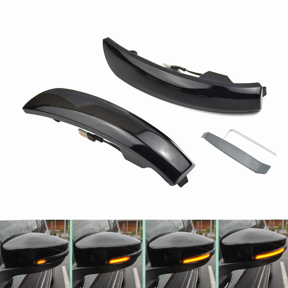 

For Ford ECOSPORT Kuga Escape Dynamic Turn Signal Light LED Side Wing Rearview Mirror Indicator Blinker Repeater Light 2013-2018