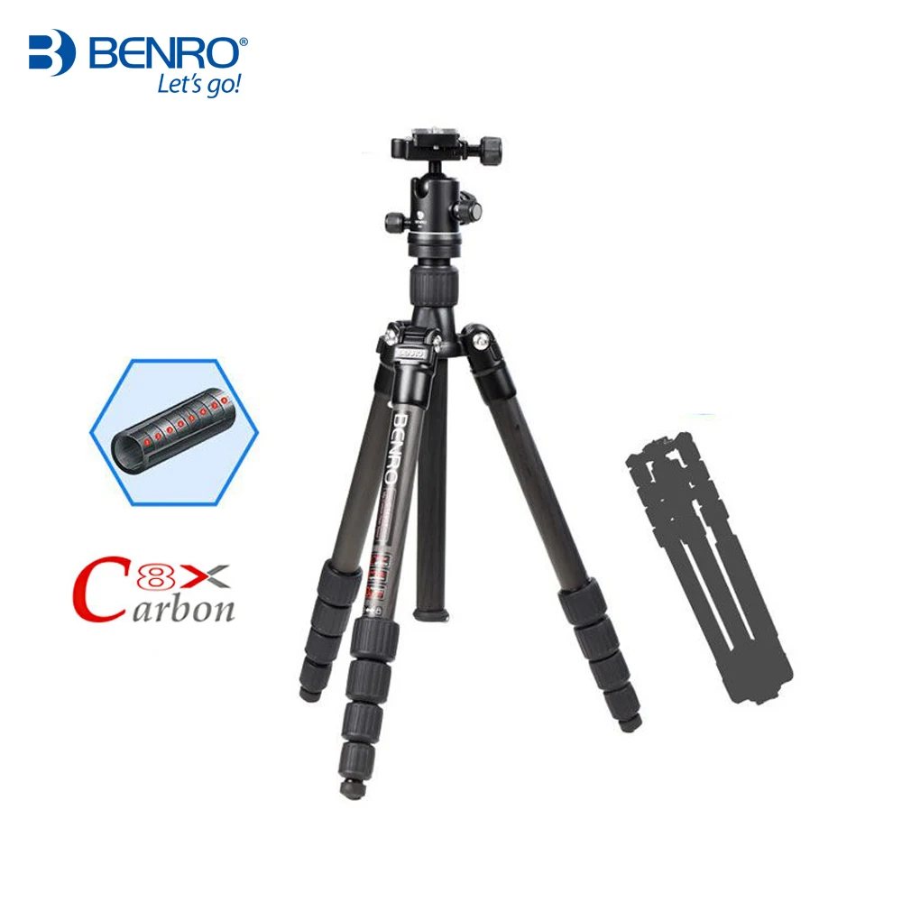 Штатив Benro C1690TB0 из углеродного волокна Гибкая подставка для камеры с шариковой