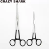 Crazy Shark 6.5''/8.5''Stainless Steel Fly Fishing Forceps Hook Remover Tackle Straight Tip Clamps Fishing Plier Tools ► Photo 1/6