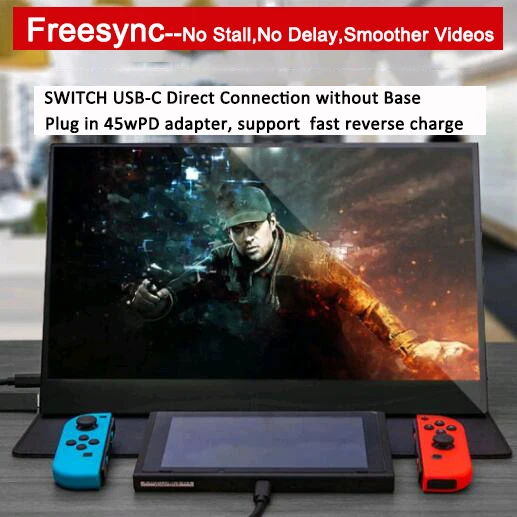Портативный монитор 13 3 &quotLCD USB Type C Hdmi игровой IPS 1080p HD дисплей для PS4 ноутбука