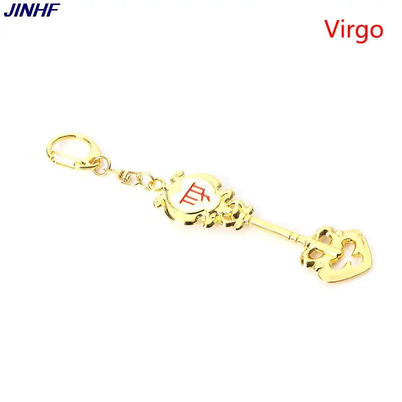 SXYNIO FairyTails Schlüsselanhänger - 12 Sternzeichen Anime Cosplay Schmuck