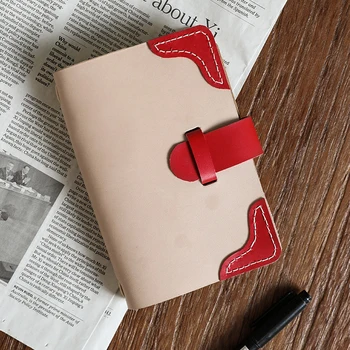 

Hot Sale 100% Genuine Leather Journal Handmade Notebook Vintage Refillable Journal Sketchbook Planner Traveler's notebook Cover