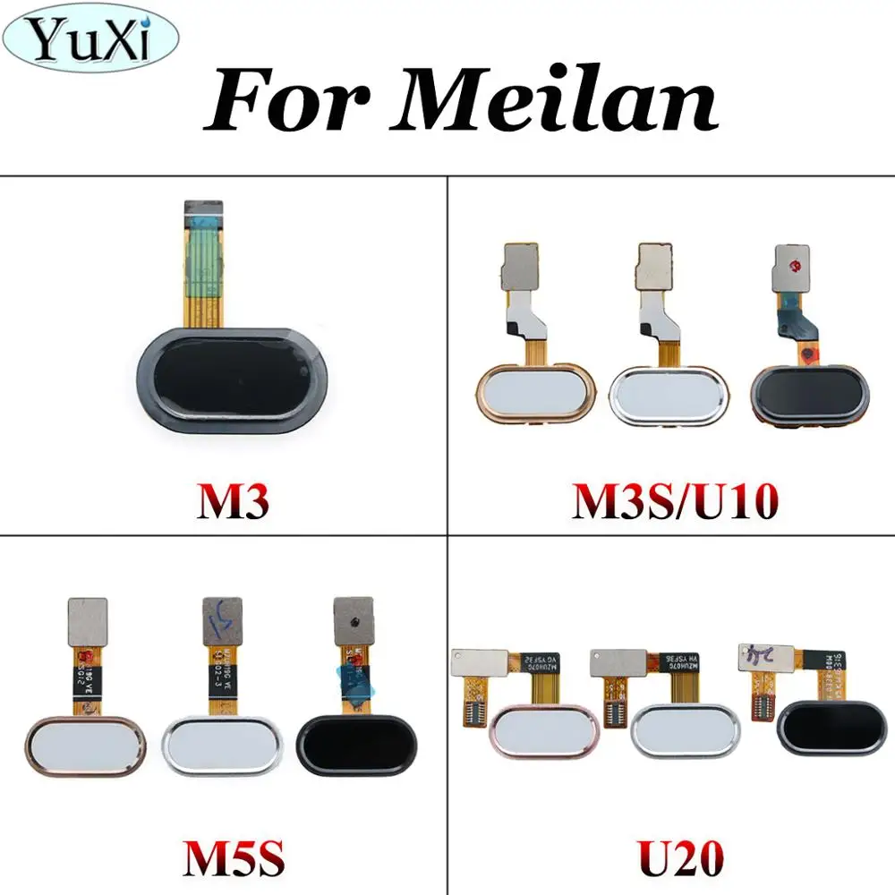 Сменный кабель YuXi для Meizu M3 M3S M5S U20 кнопка Home сканер отпечатка пальца сенсорный