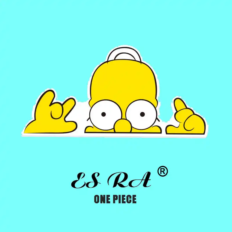 Luggage Stickers Toys5 4 2 7inch One Piece Cartoon Simpson Stickers For Laptop Skateboard Pitcher Bridge Journal Decorate Diy Stickers Aliexpress