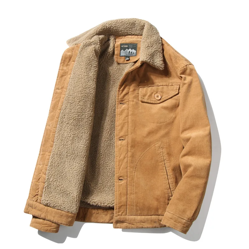 

Winter Padding Pilot Men Jacket Bomber Vintage Thick Military Men Hip Hop Coat Loose Wool Casual Warm Young Men Clothing AA50JK