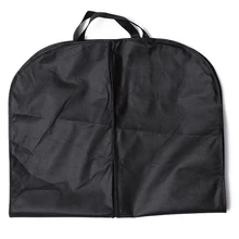 Черный костюм платье мешок для одежды пылезащитный чехол нетканый водонепроницаемый мешок для одежды протектор дома путешествия одежда вешалка сумка для хранения