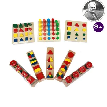 

Montessori Children Toys Shape Color Matching Blocks Game Montessori 2 Years Early Educational Baby Wooden Puzzle For Kids Toys