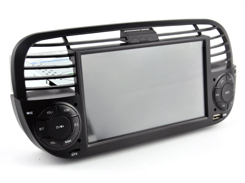 Best OTOJETA Car GPS Android 9.1 Bluetooth Quad Core Car Dvd media Player FOR FIAT 500 Vehicle Radio Multimedia Black Panel 3