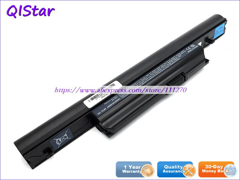 QISTAR 10,8 V 4400mAh подлинный AS10B51 AS10B41 AS10B31 AS10B3E Аккумулятор для ноутбука acer TimelineX AS3820TG-334G32Mn 5464G75nks