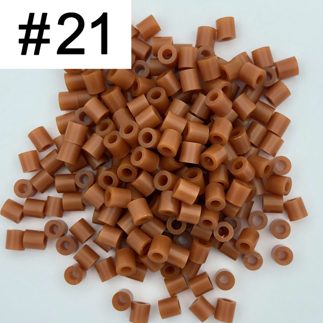 / 1000pcs perler PUPUKOU  fuse beads Pearly Iron Beads for Kids Hama Beads Diy Puzzles High Quality Handmade Gift Toy