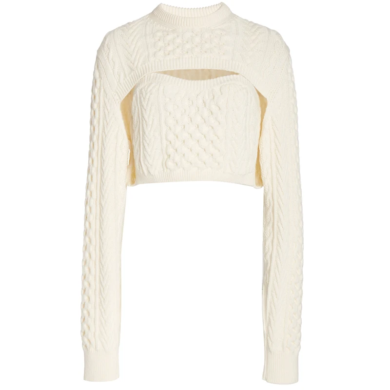 Gedivoen Autumn Fashion Runway Sweaters Women Long